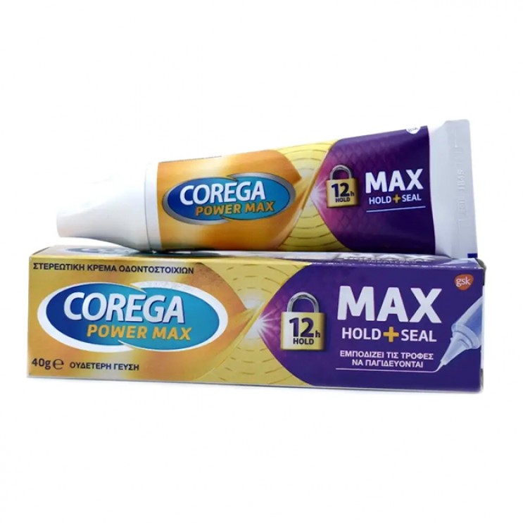 Corega Max Seal Cream 40gr | Στερεωτική Κρέμα για Τεχνητές Οδοντοστοιχίες ΣΤΟΜΑΤΙΚΗ ΥΓΙΕΙΝΗ