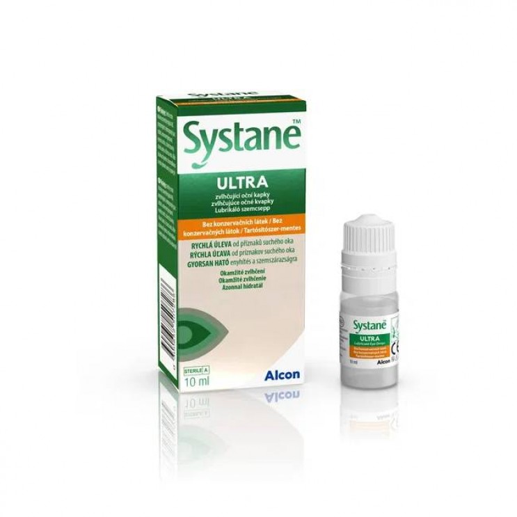 Alcon Systane Ultra 10ml |  Λιπαντικές Οφθαλμικές Σταγόνες Χωρίς Συντηρητικά ΓΙΑ ΤΑ ΜΑΤΙΑ