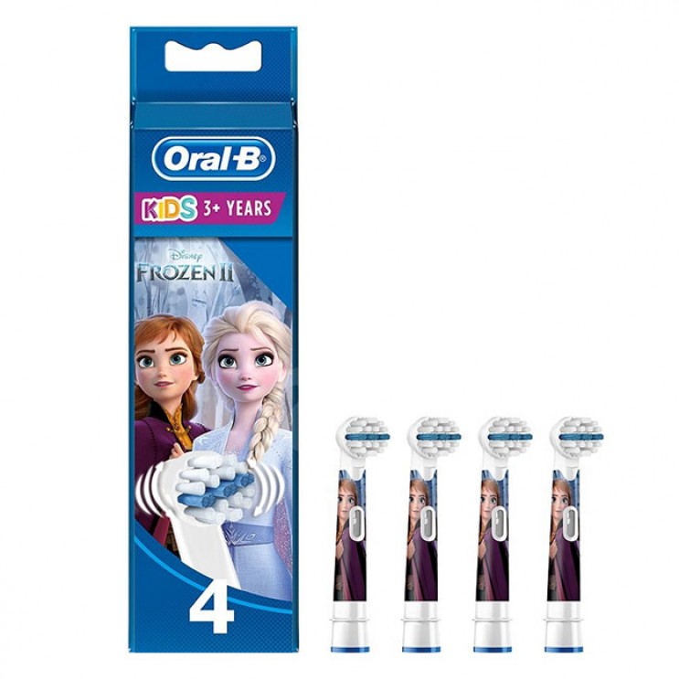 Oral-B Kids Stages Power Frozen Extra Soft 4τμχ | Ανταλλακτικές Κεφαλές για Ηλεκτρικές Οδοντόβουρτσες