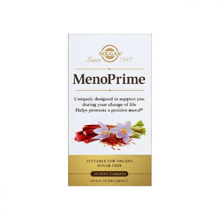 Solgar MenoPrime 30tabs | Συμπλήρωμα Διατροφής για την Εμμηνόπαυση  Άλλα Βότανα