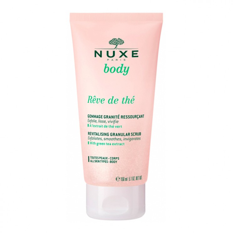 Nuxe Body Rêve de Thé Revitalising Granular Scrub 150ml | Αναζωογονητικό Scrub Σώματος
