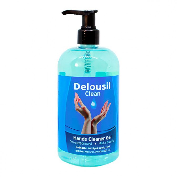 S.J.A Delousil Hands Cleaner Gel 500ml | Ήπιο Αντισηπτικό Χεριών ΦΑΡΜΑΚΕΙΟ