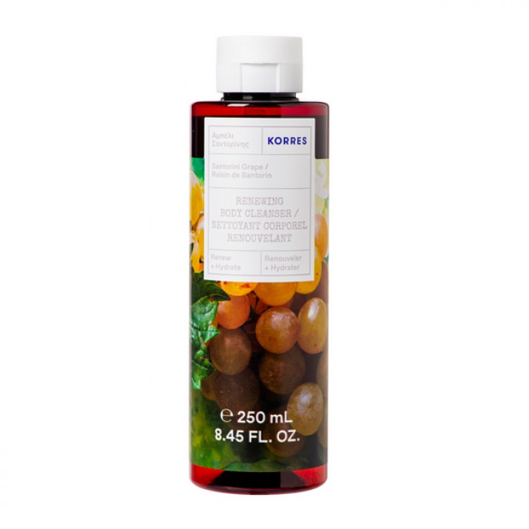 Korres Body Cleanser Santorini Grape 250ml | Αφρόλουτρο Με Άρωμα Αμπέλι Σαντορίνης ΦΡΟΝΤΙΔΑ ΓΙΑ ΤΟ ΣΩΜΑ
