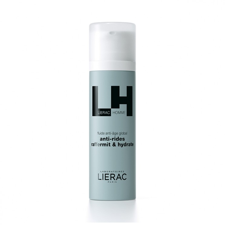 Lierac Homme  Fluide Antiage Global 50ml |  Ανδρική Αντιγηραντική Κρέμα για Πρόσωπο & Μάτια 