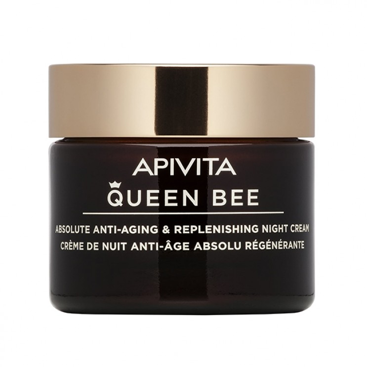 Apivita Queen Bee Absolute Anti Aging & Replenishing Night Cream 50ml | Kρέμα Νύχτας Απόλυτης Αντιγήρανσης & Εντατικής Θρέψης