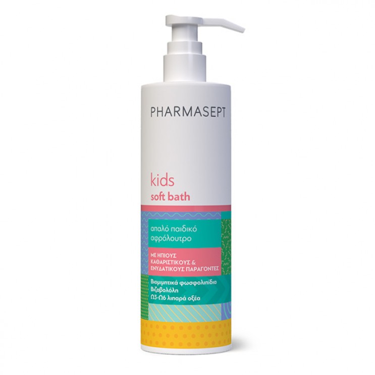 Pharmasept Kids Soft Bath 500ml | Απαλό Παιδικό Αφρόλουτρο Σαμπουάν - Αφρόλουτρα