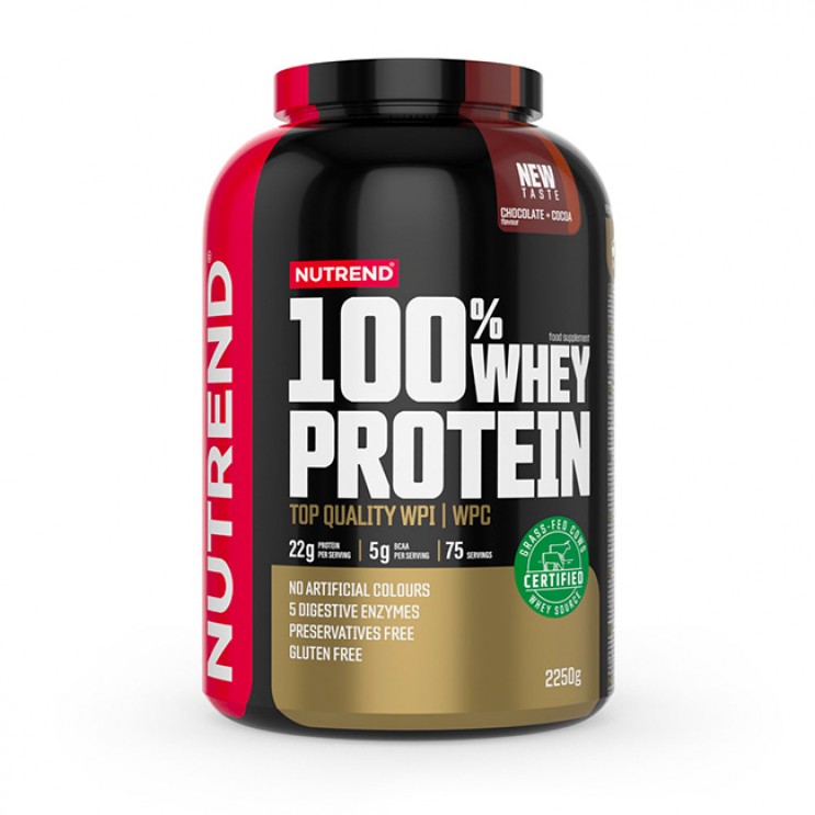 Nutrend 100% Whey Protein GFC Strawberry 2250g 