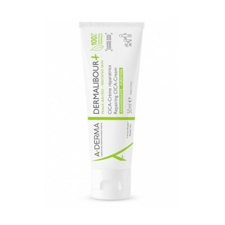 A-Derma Dermalibour+ Cica Creme 50ml | Εξυγιαντική, Καταπραϋντική και Επανορθωτική Κρέμα 