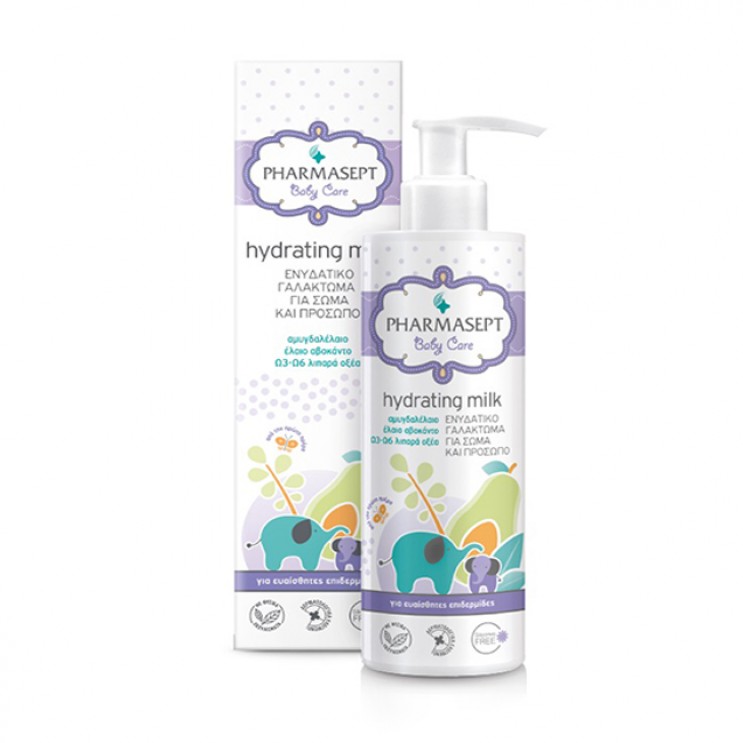 Pharmasept Baby Care Hydrating Milk 250ml | Βρεφικό Ενυδατικό Γαλάκτωμα για Σώμα και Πρόσωπο