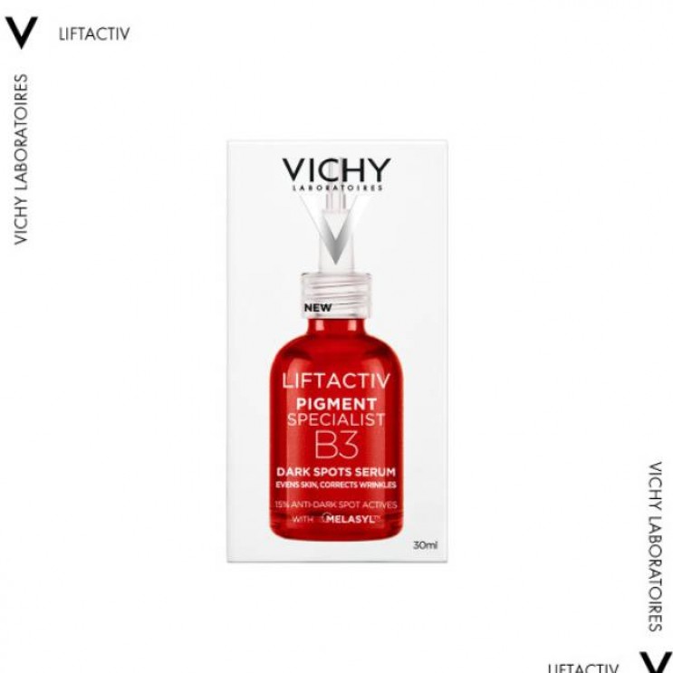 Vichy Liftactiv Pigment B3 Serum ,30ml | Ορός Προσώπου Ενάντια σε Όλους τους Τύπους Κηλίδων και Ανομοιόμορφο Χρωματικό Τόνο.