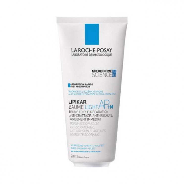 La Roche Posay Lipikar AP+M Baume Light 200ml | Απαλό Βάλσαμο για το Ξηρό Δέρμα με Τάση Ατοπίας Ελαφριάς Υφής