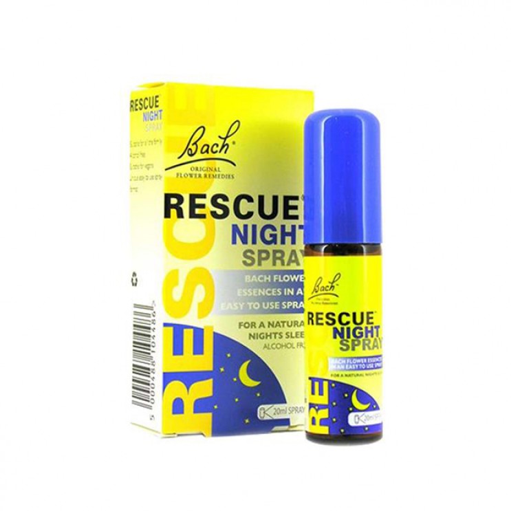 Power Health Bach Rescue Remedy Night Spray 20ml | Φυσικό Βοήθημα για την Αϋπνία σε Spray  ΦΑΡΜΑΚΕΙΟ
