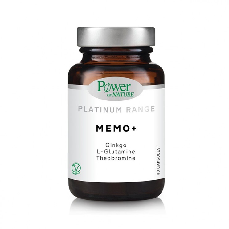 Power Health Platinum Range Memo+ Synergistic Formula 30caps | Συμπλήρωμα Διατροφής για την Μνήμη και τη Γνωσιακή Λειτουργία ΦΑΡΜΑΚΕΙΟ