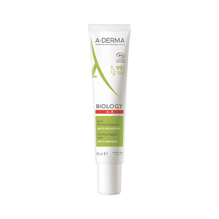 A-Derma Biology AR Soin Anti-Rougeurs 40ml | Δερματολογική Φροντίδα Προσώπου Κατά της Ερυθρότητας 