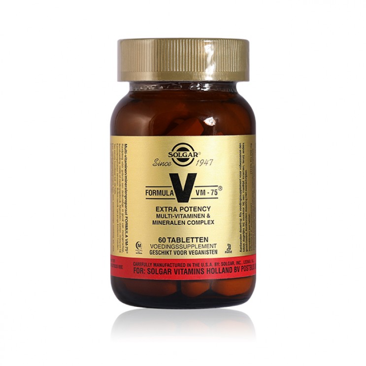 Solgar Formula VM 75 60tabs  |Πολυβιταμίνες & Μέταλλα για Τόνωση & Ευεξία του Οργανισμού  ΒΙΤΑΜΙΝΕΣ