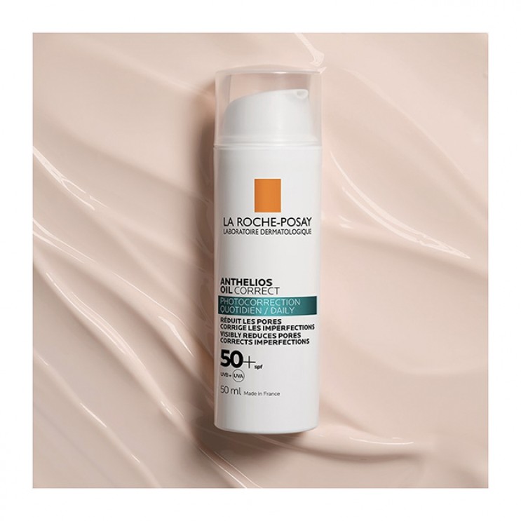 La Roche Posay Anthelios Oil Correct SPF50 Photocorrection Daily Gel 50ml | Αντηλιακή Κρέμα Κατά των Ατελειών και της Φωτογήρανσης 