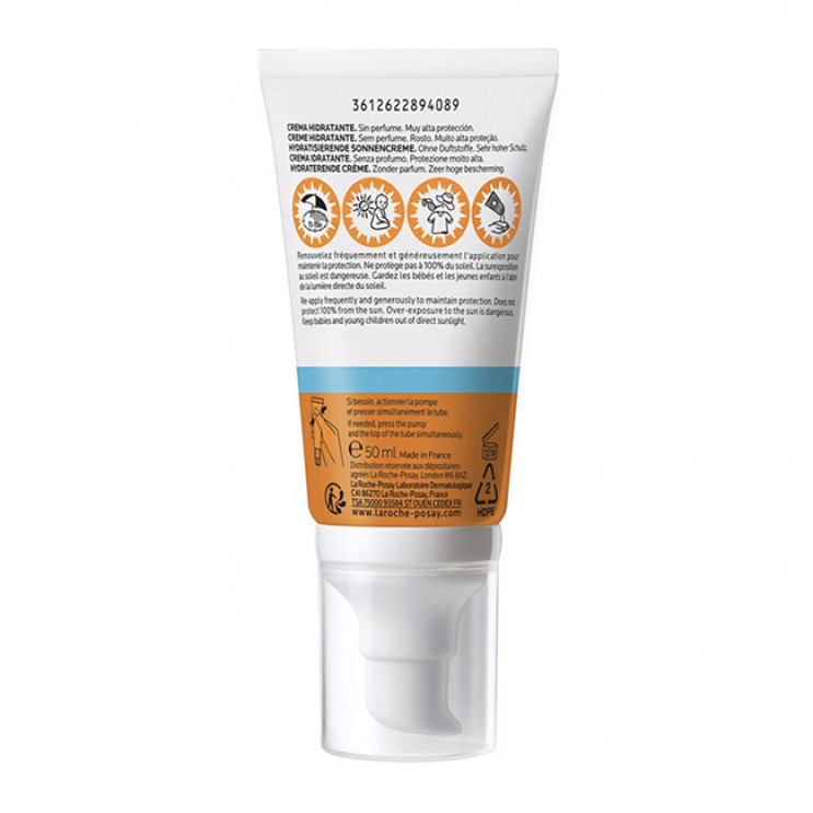 La Roche Posay Anthelios UVMune 400 Hydrating Cream SPF50+ Non Perfumed 50ml | Αντηλιακή Ενυδατική Κρέμα Προσώπου Χωρίς Άρωμα