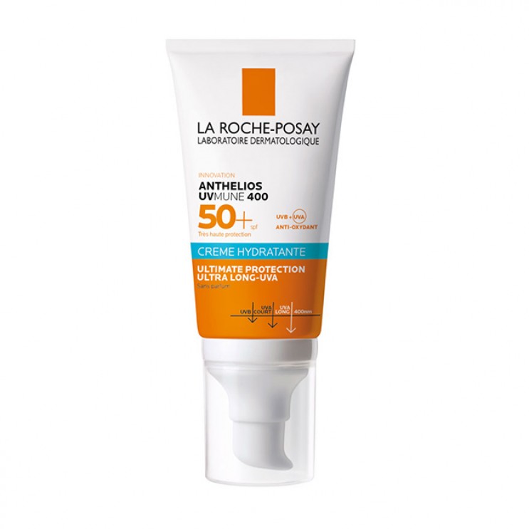 La Roche Posay Anthelios UVMune 400 Hydrating Cream SPF50+ Non Perfumed 50ml | Αντηλιακή Ενυδατική Κρέμα Προσώπου Χωρίς Άρωμα
