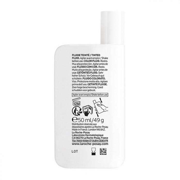 La Roche Posay Anthelios UVmune 400 Invisible Fluid Tinted SPF50+ 50ml |  Λεπτόρρευστη Αντηλιακή Κρέμα Προσώπου με Χρώμα