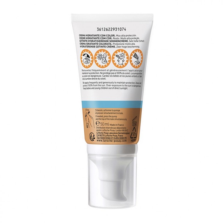 La Roche Posay Anthelios UVMune 400 Hydrating Tinted Cream SPF50+ 50ml | Αντιηλιακή Ενυδατική Κρέμα Προσώπου με Χρώμα