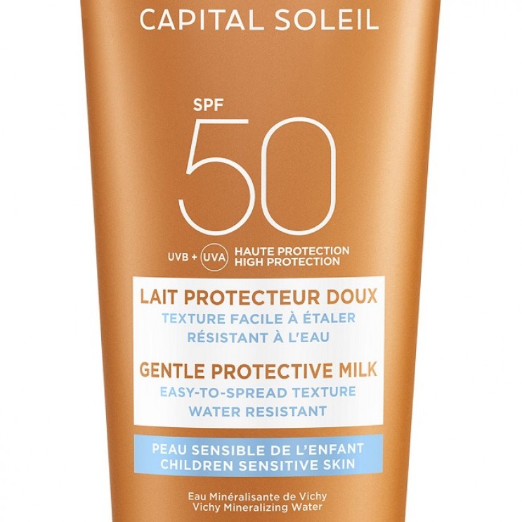 Vichy Capital Soleil Gentle Protective Milk For Children SPF50 300ml | Παιδικό Αντιηλιακό Γαλάκτωμα Προσώπου & Σώματος