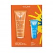 Vichy Capital Soleil Invisible Hydrating Protective Milk SPF50+, Αντηλιακό Γαλάκτωμα Σώματος, 300ml  &  ΔΩΡΟ Soothing After-Sun Milk 100ml ΦΡΟΝΤΙΔΑ ΠΡΟΣΩΠΟΥ