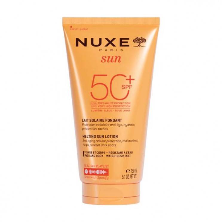 Nuxe Sun Melting Lotion SPF50 150ml | Αντηλιακό Γαλάκτωμα για Πρόσωπο & Σώμα 