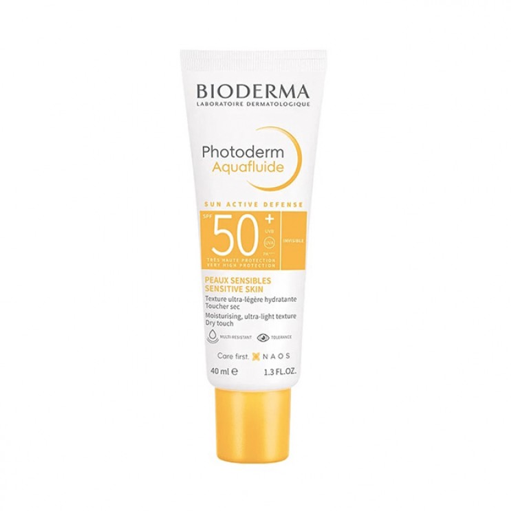 Bioderma Photoderm AquaFluide SPF50 40ml | Αντιηλιακή Κρέμα Προσώπου Λεπτόρρευστη Ματ Υφή
