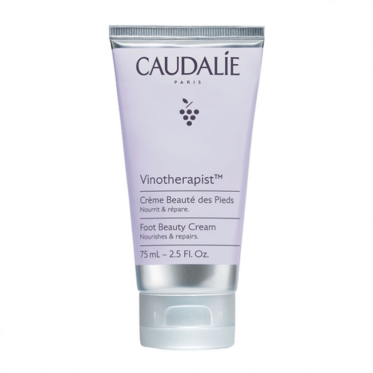 Caudalie Vinotherapist Foot Beauty Cream  75mL |  Επανορθωτική Κρέμα Ποδιών ΦΡΟΝΤΙΔΑ ΝΥΧΙΩΝ & ΠΟΔΙΩΝ