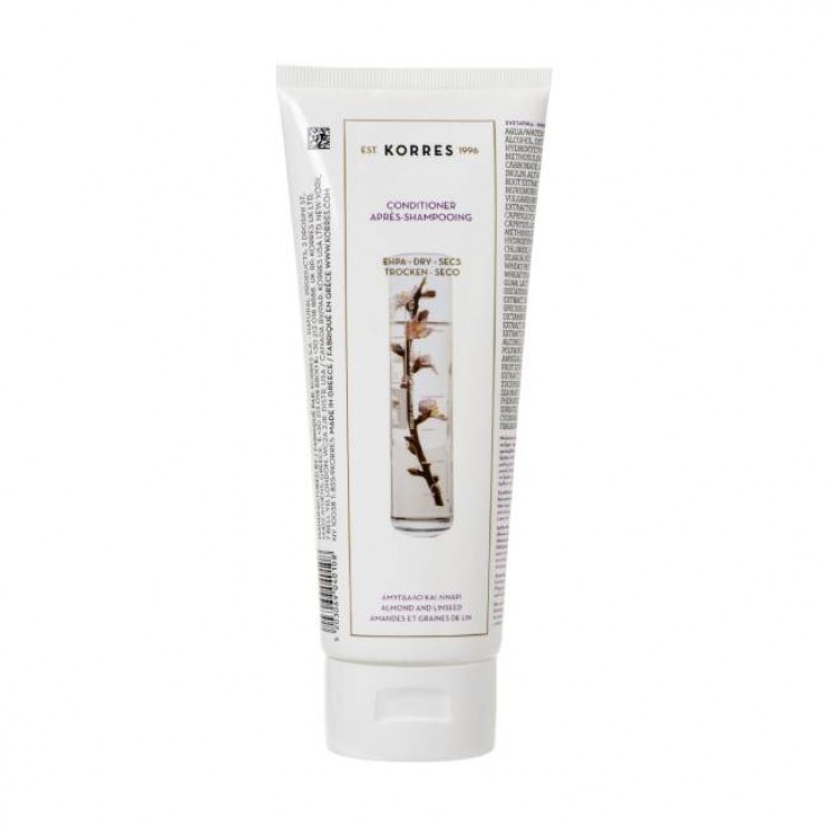 Korres Conditioner Almond & Linseed 200ml | Conditioner για Ξηρά Αφυδατωμένα Μαλλιά με Αμύγδαλο & Λινάρι  ΦΡΟΝΤΙΔΑ ΜΑΛΛΙΩΝ