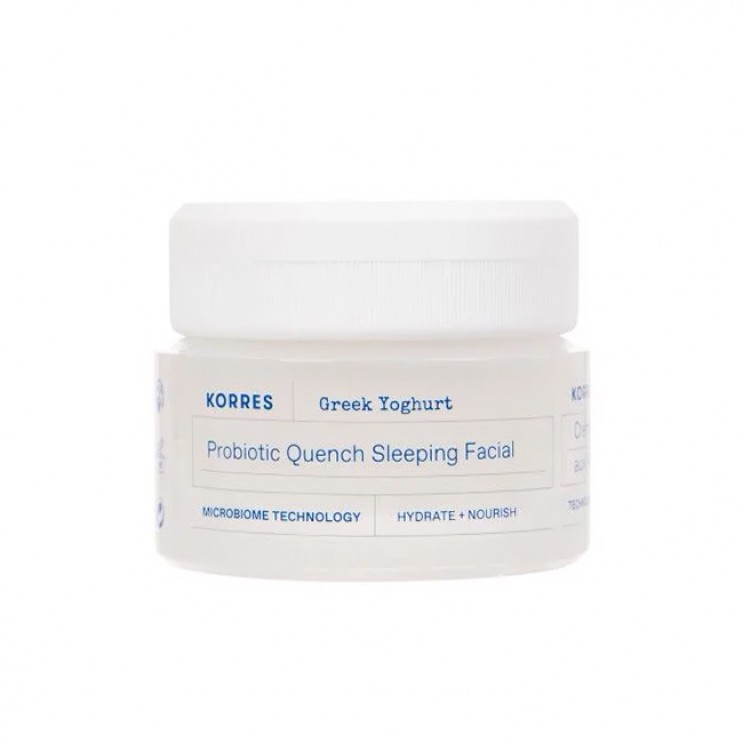 Korres Greek Yoghurt Probiotic Quench Sleeping Facial 40ml  | Ελληνικό Γιαούρτι Κρέμα Νύχτας με Προβιοτικά για Αναπλήρωση & Θρέψη
