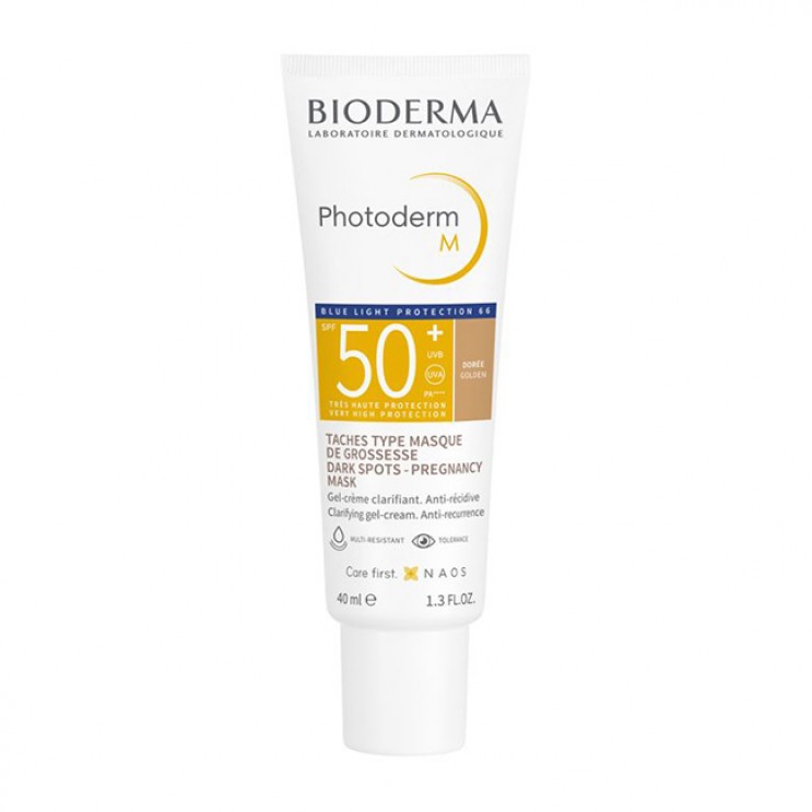 Bioderma Photoderm M SPF50+ Golden 40ml | Αντηλιακό Προσώπου με Χρώμα για την Υπερμελάγχρωση Σκούρα Απόχρωση