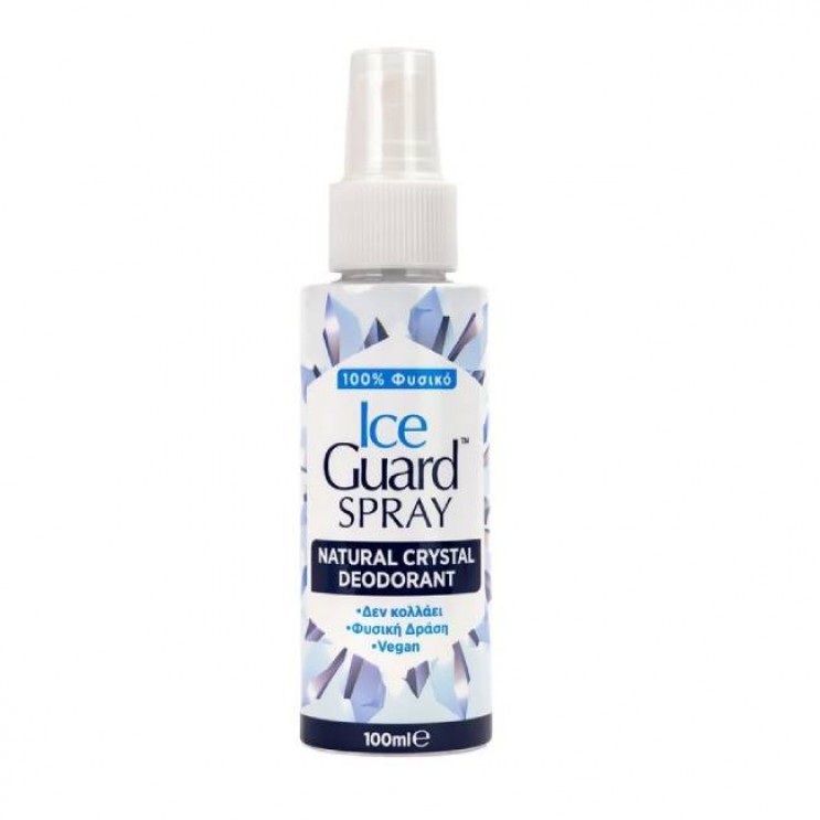 Optima Ice Guard Natural Crystal Spray, 100ml | Φυσικός Κρύσταλλος σε Αποσμητικό Σπρέι