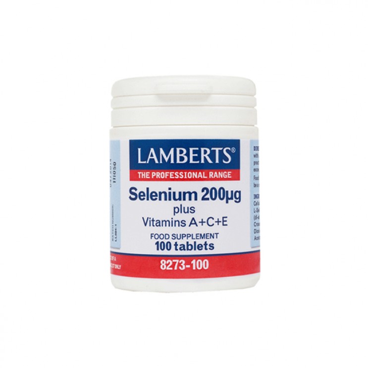 Lamberts Selenium 200μg Plus A, C, E, 100tabs | Συμπλήρωμα Διατροφής με Σελήνιο με Βιταμίνες Α, C, E  ΔΗΜΟΦΙΛΕΣΤΕΡΑ