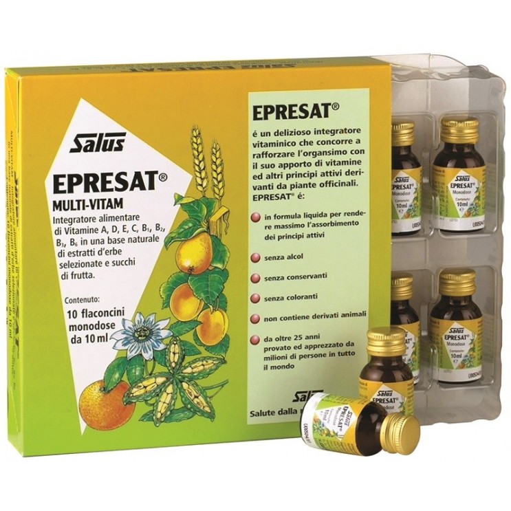 Power Health Salus Floradix Epresat Multivitam. 10Vials x 10ml | Πολυβιταμινούχο Συμπλήρωμα Διατροφής ΒΙΤΑΜΙΝΕΣ