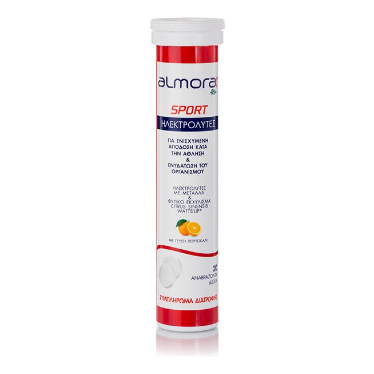 Elpen Almora Plus Sport 20eff.tabs |  Ηλεκτρολύτες με Γεύση Πορτοκάλι
