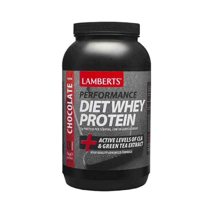 Lamberts Performance Diet Whey Protein Chocolate  1kg | Συμπλήρωμα Διατροφής για Αδυνάτισμα & Έλεγχο Σωματικού Βάρους με Γεύση Σοκολάτα ΔΗΜΟΦΙΛΕΣΤΕΡΑ