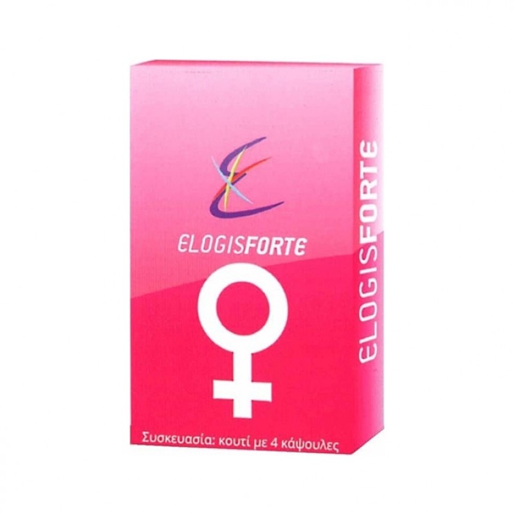 Elogis Forte Pink 4caps | Συμπλήρωμα Διατροφής για Ενίσχυση της Σεξουαλικής Επιθυμίας της Γυναίκας