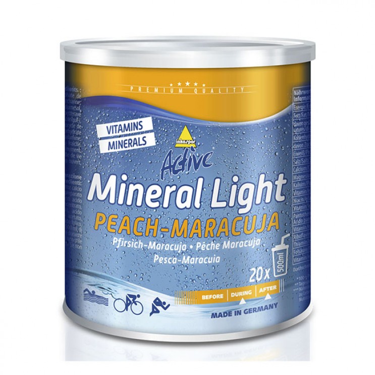 Inkospor Active Mineral Light 330gr (Peach Maracuja) | Συμπλήρωμα Ηλεκτρολυτών και Βιταμινώ ΔΙΑΧΕΙΡΙΣΗ ΕΝΕΡΓΕΙΑΣ
