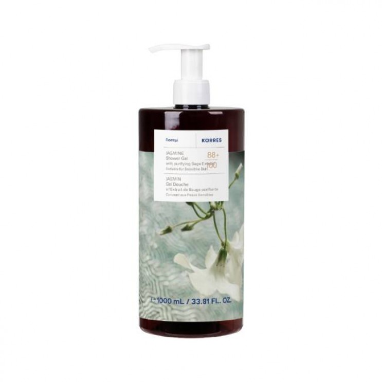 Korres Body Cleanser Jasmine 1lt| Αφρόλουτρο με Άρωμα Γιασεμί