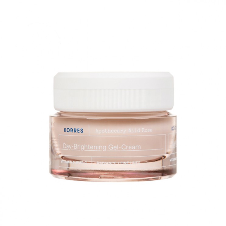 Korres Apothecary Wild Rose Day-Brightening Gel-Cream 40ml |  Κρέμα Ημέρας Άγριο Τριαντάφυλλο για Λάμψη & Πρώτες Ρυτίδες ,Κανονικές-Μικτές Επιδερμίδες 