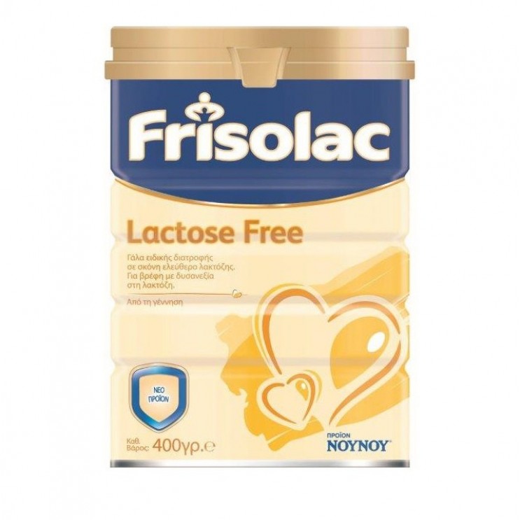 Frisolac Lactose Free 400gr | Γάλα Ειδικής Διατροφής Ελεύθερο Λακτόζης από τη Γέννηση ΔΙΑΤΡΟΦΗ ΜΩΡΟΥ