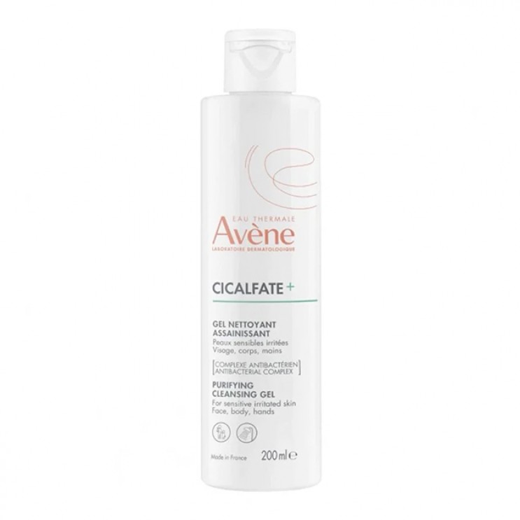 Avene Cicalfate+ Gel Nettoyant Assainissant 200ml | Εξυγιαντικό Τζελ Καθαρισμού για Ευαίσθητο & Ερεθισμένο Δέρμα