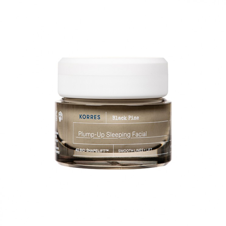 Korres Black Pine Plump-Up Sleeping Facial 40ml |  Μαύρη Πεύκη Κρέμα Νύχτας για Σύσφιγξη + Lifting  Κρέμες Νύχτας