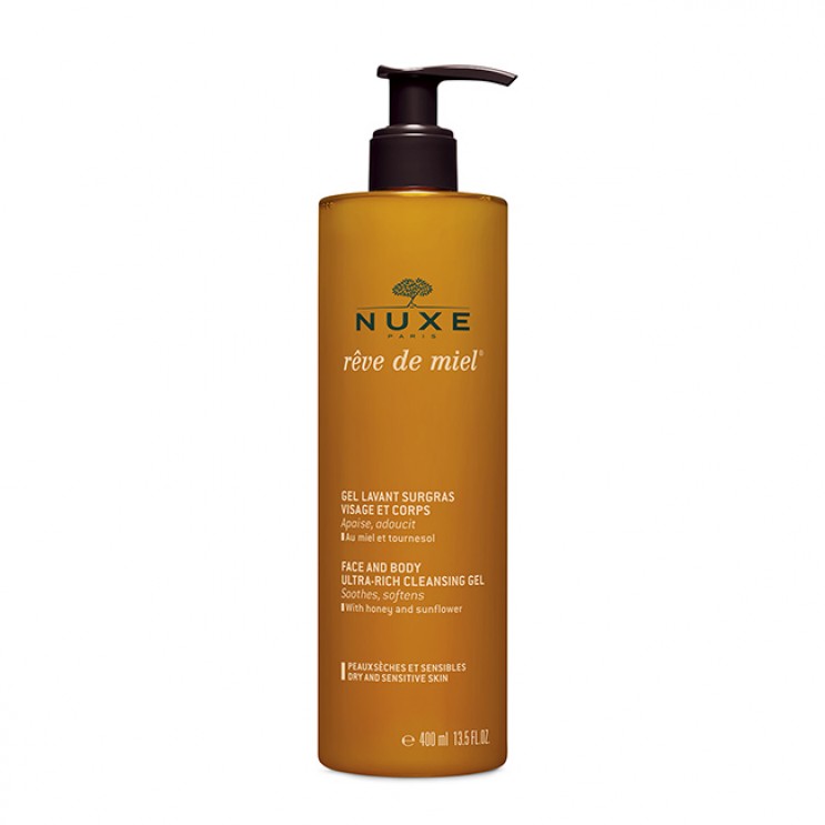 Nuxe Reve De Miel Gel Douche, 400ml | Αφρόλουτρο Καθαρισμού Προσώπου & Σώματος ΦΡΟΝΤΙΔΑ ΠΡΟΣΩΠΟΥ