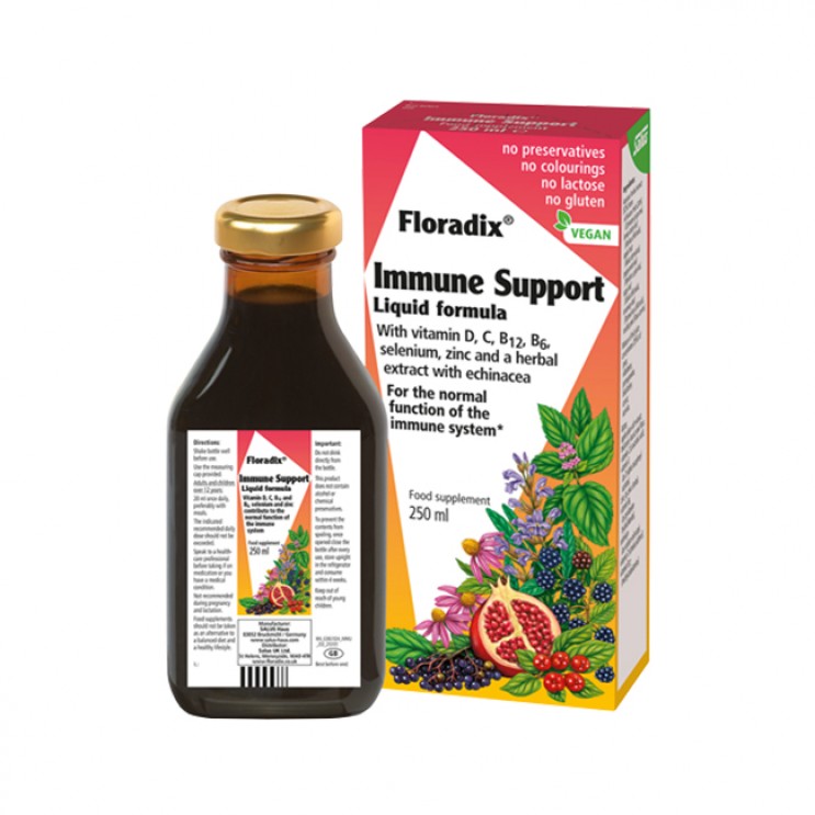 Power Health Floradix Immune Support Liquid Formula 250ml | Συμπλήρωμα Διατροφής για Ενίσχυση του Ανοσοποιητικού 