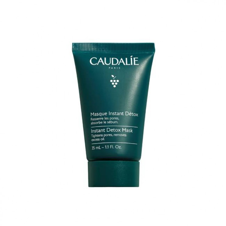 Caudalie Instant Detox Mask 35ml | Μάσκα Ροζ Αργίλου για Βαθύ Καθαρισμό & Σύσφιξη Πόρων  Καθαρισμός - Ντεμακιγιάζ