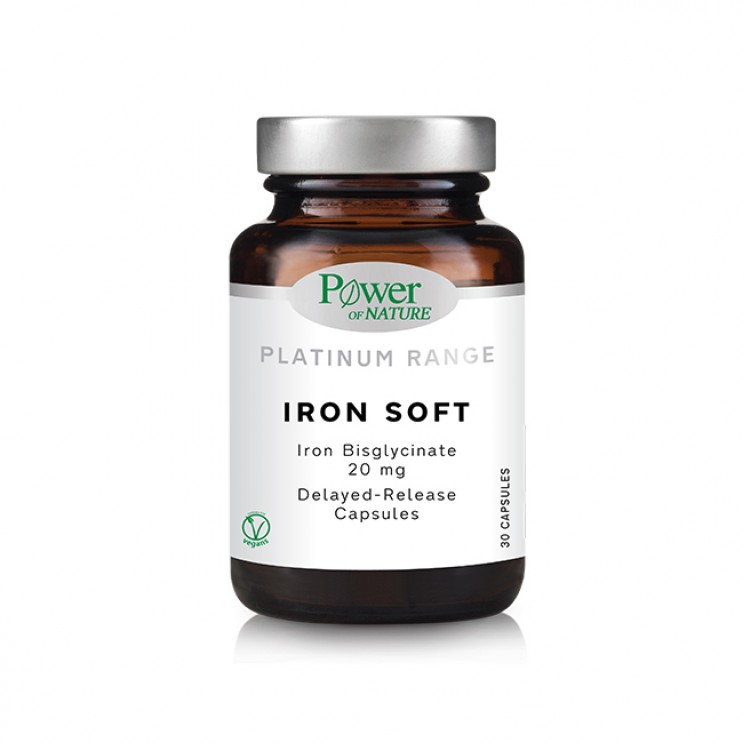 Power Health Platinum Range Iron Soft 30caps | Συμπλήρωμα Διατροφής με Σίδηρο