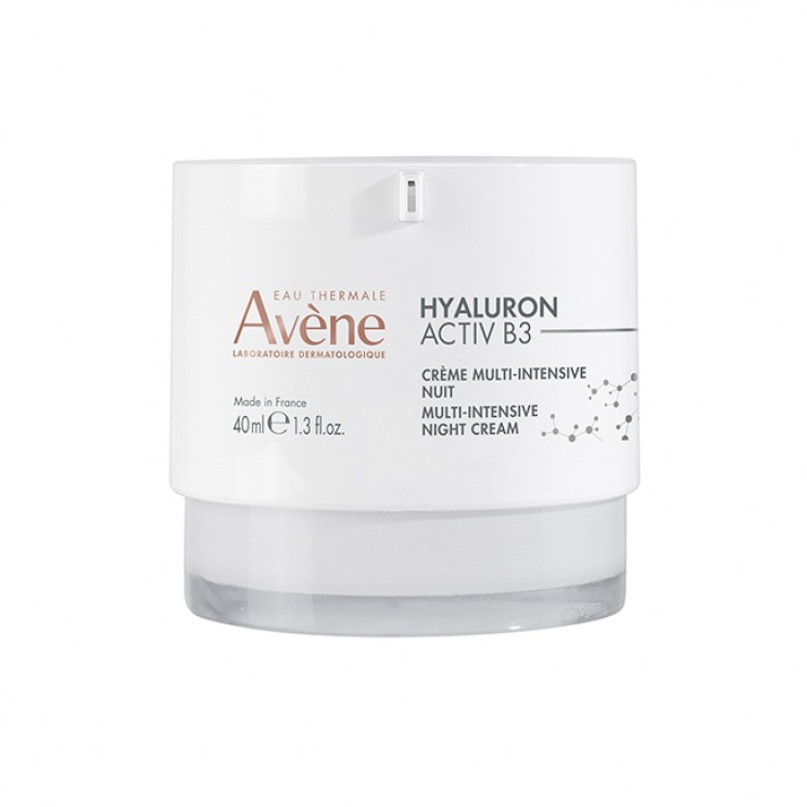 Avène Hyaluron Activ B3, Creme Nuit 40ml | Εντατική Κρέμα Νύχτας με Υαλουρονικό Οξύ για Ενυδάτωση & Αντιγήρανση