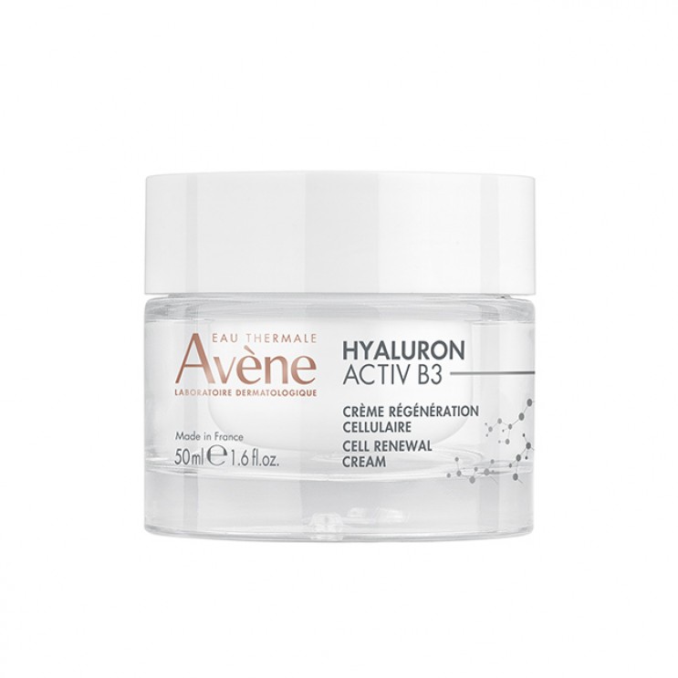 Avène Hyaluron Activ B3 Creme Jour 50ml | Κρέμα Ημέρας για Κυτταρική Ανανέωση με Νιασιναμίδη & Υαλουρονικό Οξύ ,Πλούσιας Υφής 